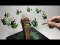 【スプラトゥーン3】ガチで回るハシラのフィギュアを作ってみた　How to make a Fish stick figure that actually spins
