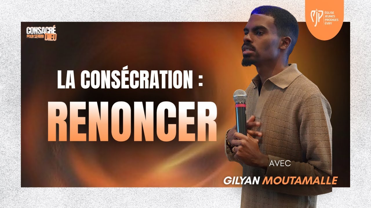 LA CONSÉCRATION : PERDRE SA VIE POUR VIVRE CHRIST