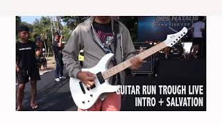 GUITAR CAM SOUND CHECK PAINFUL BY KISSES - INTRO + SALVATION