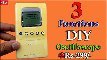 How to Make Arduino Nokia 5110 Oscilloscope with Signal  & DDS Generator,DIY Atmega328 Oscilloscope