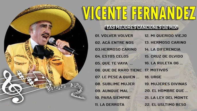 Vicente Fernández - Mujeres Divinas (Karaoke Version) 