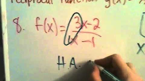 Describe the transformation of a reciprocal function