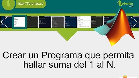 operadores – matLab (la suma del 1 al n)