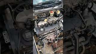 Alfa romeo 156 1.9 jtd 8v.First start-up after engine replacement.