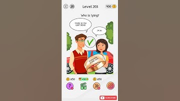 Braindom Level 203 Who is lying Walkthrough