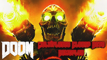 DOOM closed beta multiplayer gameplay
