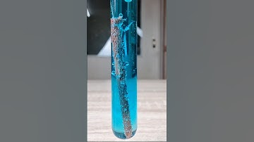 Iron nail and Copper sulphate Displacement Reaction