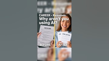 CAREER – Resumes: Why aren’t you using AI? #chatgpt  #everydayai