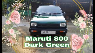 Maruti 800 in Dark metallic Green || Maruti 800 restoration from home Nagaland