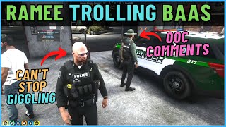 Ramee OOC trolling makes Baas BREAK (Conan and Baas) | GTA RP NoPixel