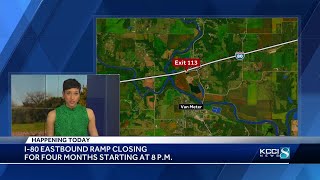 I-80 exit in Dallas County to close for several months