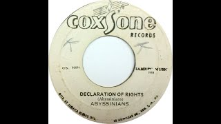 Abyssinians - Declaration Of Rights + version (Coxsone)