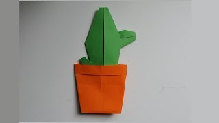 Origami Cactus Intructions. (Full HD)