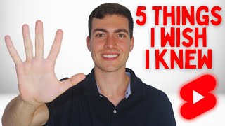 5 Things I Wish I Knew Before Starting YouTube Shorts