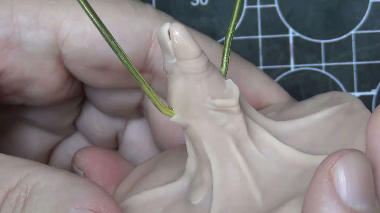 Alien Jelly sculpted with polymer clay