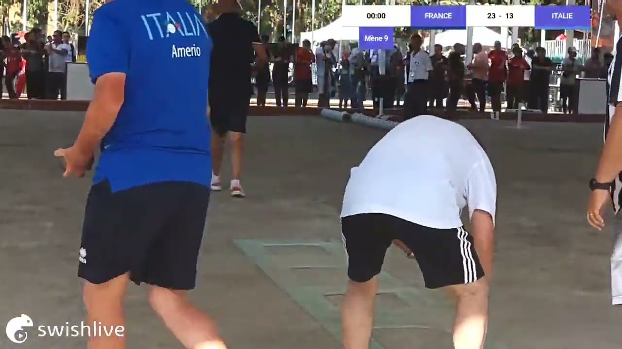 Jeux Méditerranéens : finale tir de précision avec Sébastien Belay