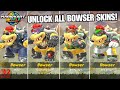 HOW TO UNLOCK ALL BOWSER SKINS - Unlock All Bowser Outfits - Mario Kart World - Nintendo Switch 2