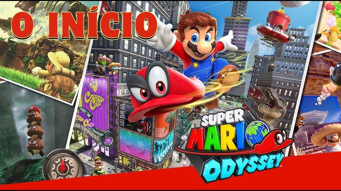 SUPER MARIO ODYSSEY - O INCRÍVEL INÍCIO DE GAMEPLAY!