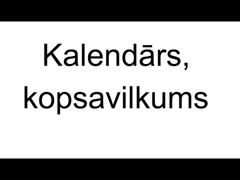 Video: Pareizticīgo ātrais Kalendārs 2017. Gadam