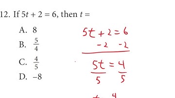 Accuplacer Elementary Alg evens