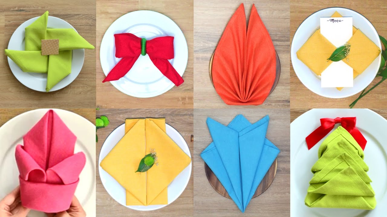 The Best Napkin Folding Ideas — The Best Napkin Folding Ideas to Up Your  Holiday Hosting Game