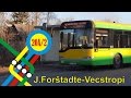 [Timelapse] Daugavpils autobuss "Nr.20A/2 J.Forštadte - Vecstropi"