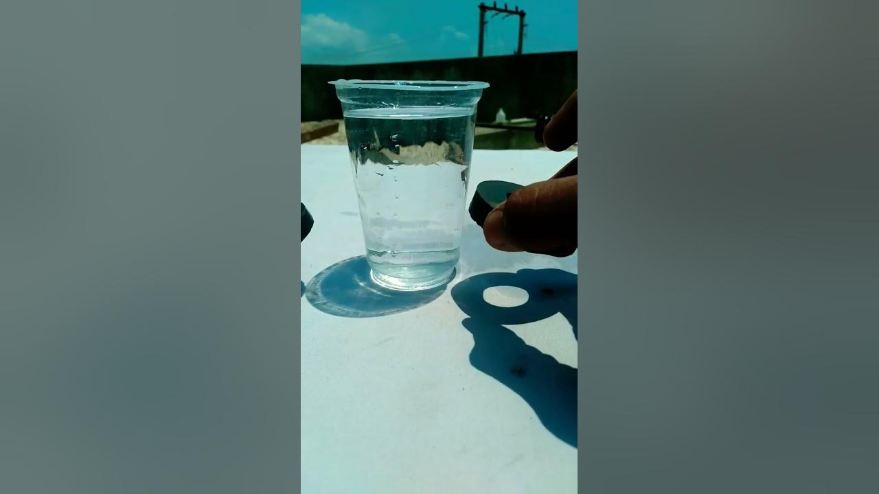 Magnetic Water Tornado 🌪️ #shorts #dkcrezyscience