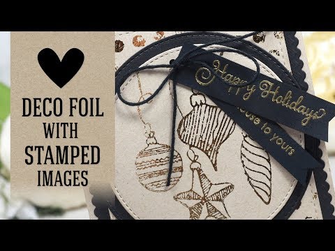 Deco Foil - How To Use WITHOUT A Foil Machine 