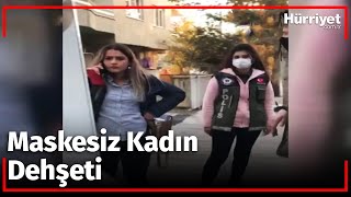Maskesiz Kadın Polisleri Teit Etti \