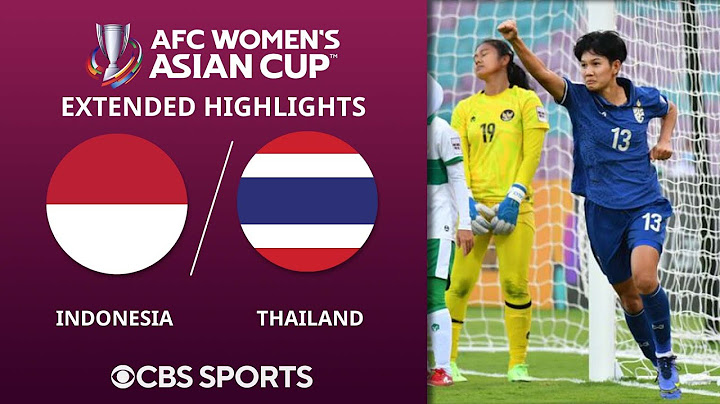Indonesia vs. Thailand: Extended Highlights | AFC Women's Asian Cup | CBS Sports Golazo