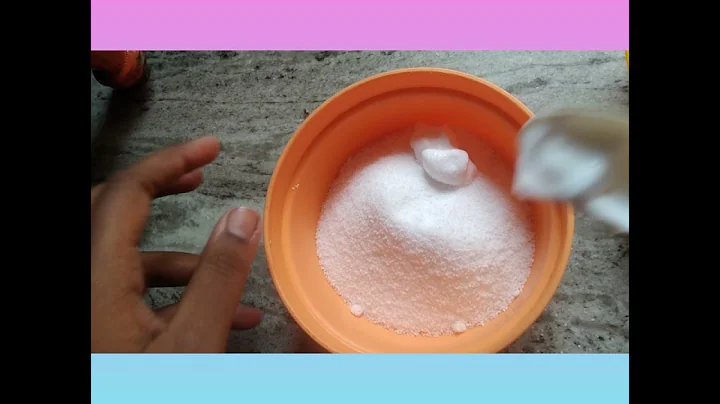 DIY Fake Snow for Christmas in 5 minutes with only 2 Ingredients.