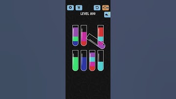 Water Color Sort Level 899 Walkthrough Solution iOS/Android