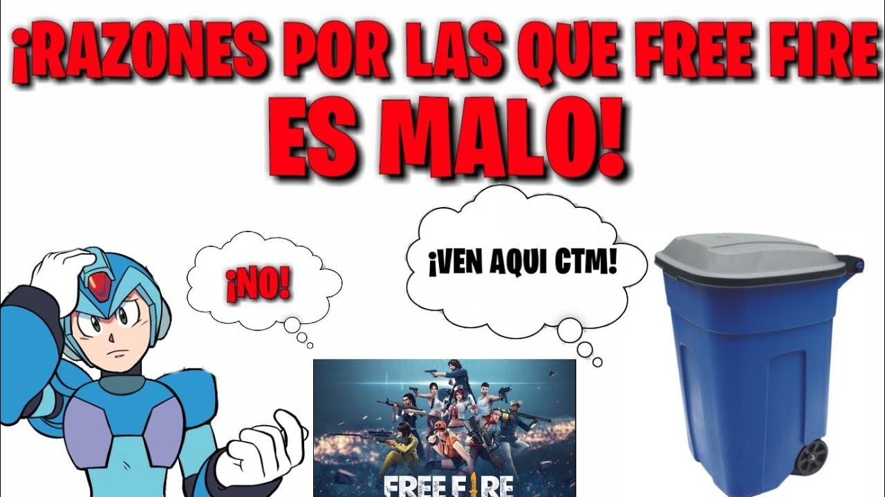 ¡Razones Por Las Que Free Fire Es MALO! (Video de relleno ...