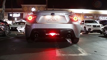 iJDMTOY Strobe LED Rear Fog Light Kit For Scion FR S Subaru BRZ