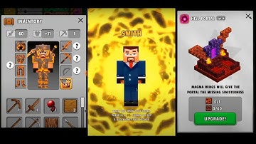 Minetap Gameplay Part.1.  [{( I Buy Dragon Armor And New Skin And )}] And Upgrade Nethar Portal