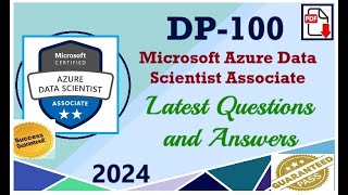 Part#1 : Microsoft Azure Data Scientist Associate (DP-100) : Practice Questions and Answers