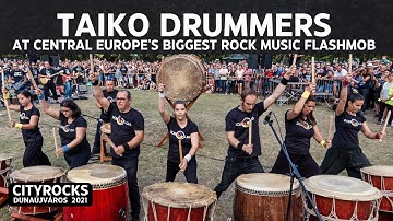 Taiko drummers at Central Europe