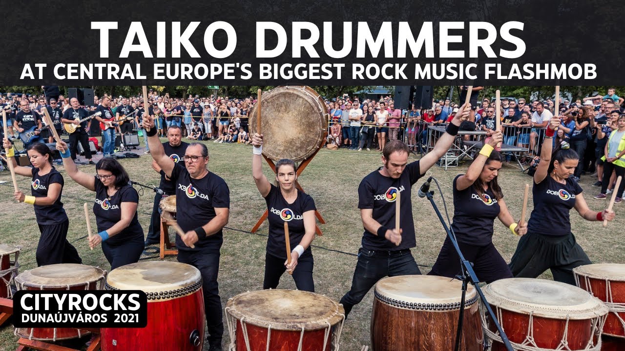Taiko drummers at Central Europe
