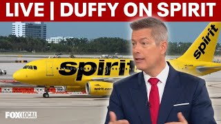 LIVE | Transportation Secretary to speak at Newark after Spirit Airlines halts operations