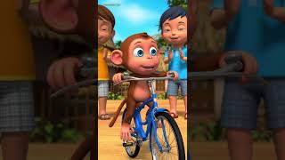 Bandar aur cycle #animation #shorts