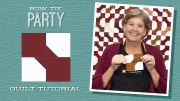Make a "Bow Tie Party" Quilt with Jenny Doan of Missouri Star (Video Tutorial)
