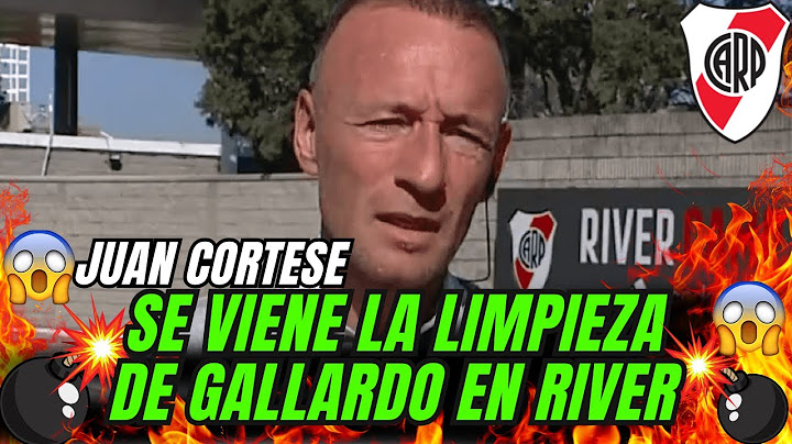 JUAN CORTESE: SE VIENE LA LIMPIEZA DE GALLARDO EN RIVER