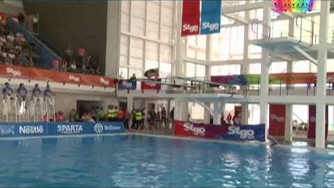 Final trampolín 3m clavados