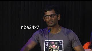 Actor Vishal tears into H Raja for watching Mersal on Internet | nba 24x7