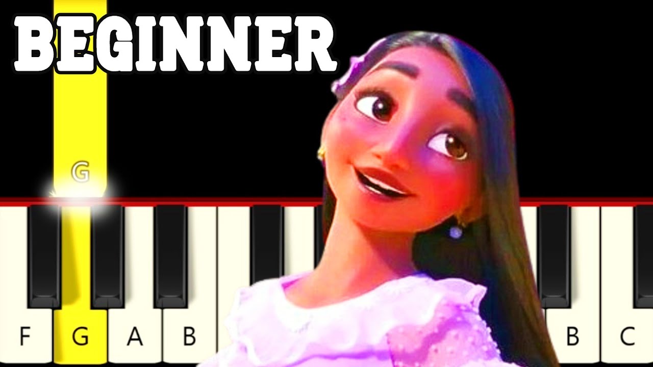 What Else Can I Do (From 'Encanto') - Very Easy and Slow Piano tutorial