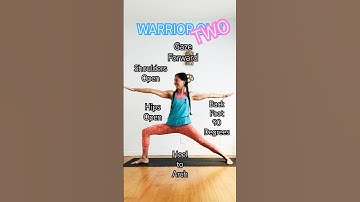 WARRIOR 1 Pose vs. WARRIOR 2 Pose for BEGINNERS Yoga Tutorial