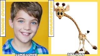 COMPARISON VOICE OVER AND CHARACTER MADAGASCAR A LITTLE WILD : MELMAN AT THE MOVIES