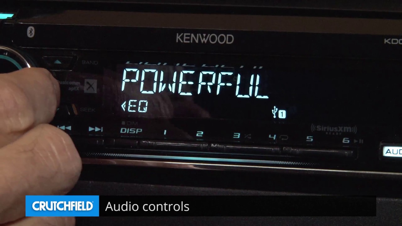 Kenwood KDC-BT772HD Display and Controls Demo | Crutchfield Video - YouTube