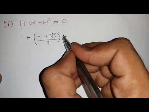 Properties of Cube Root of Unity Part 2: 1+w+w2=0