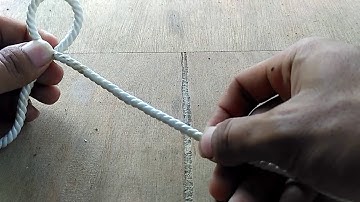 Cara membuat simpul pangkal